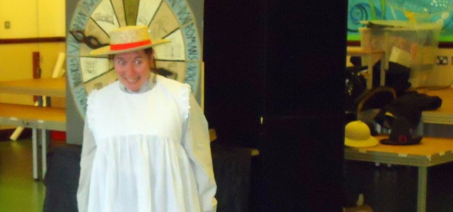 white smock